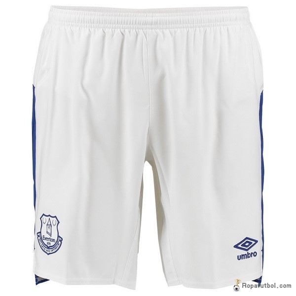 Pantalones Everton Replica Primera Ropa 2017/18 Blanco